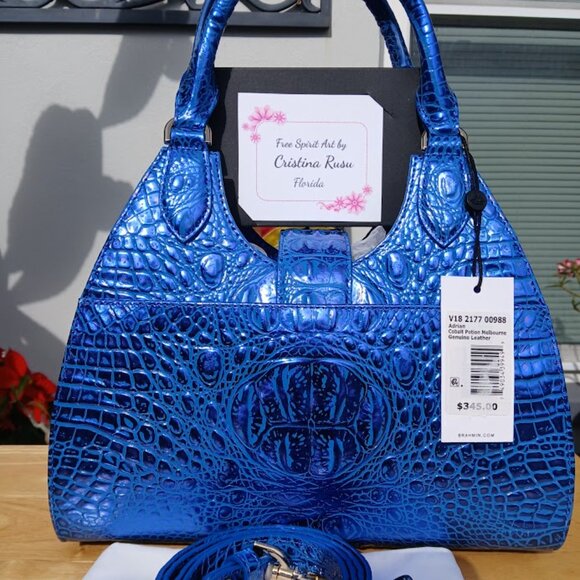 NWT Brahmin Adrian Cobalt Potion purse - Picture 2 of 3